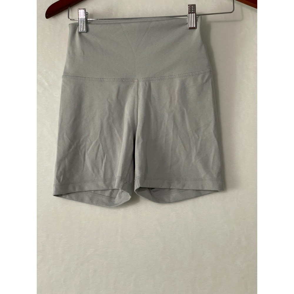 Yogalicious Sz Sm High Rise Biker Shorts Grey Athletic Yoga Shorts Active Gym